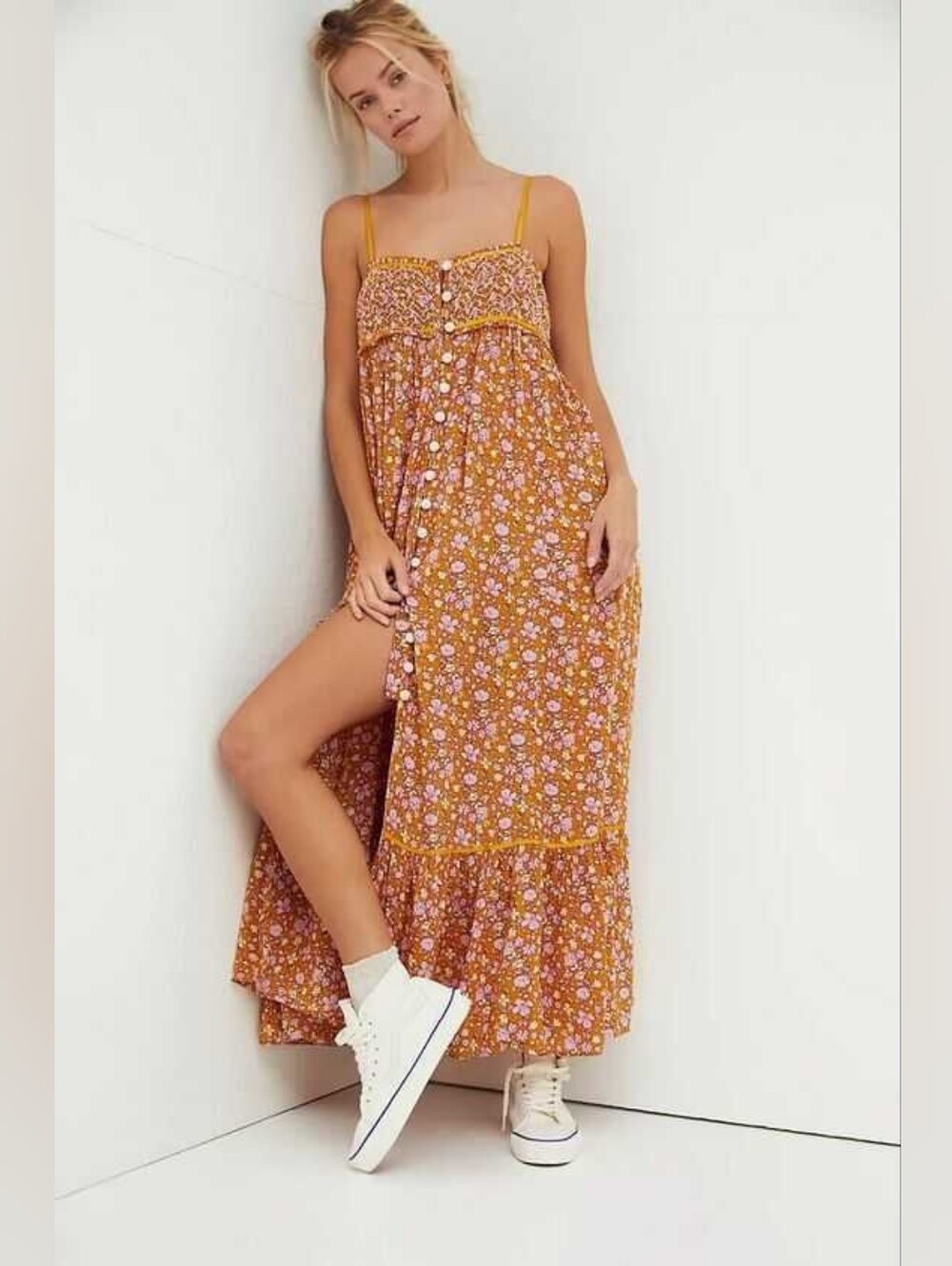 Free People Molly Jo Midi Dress